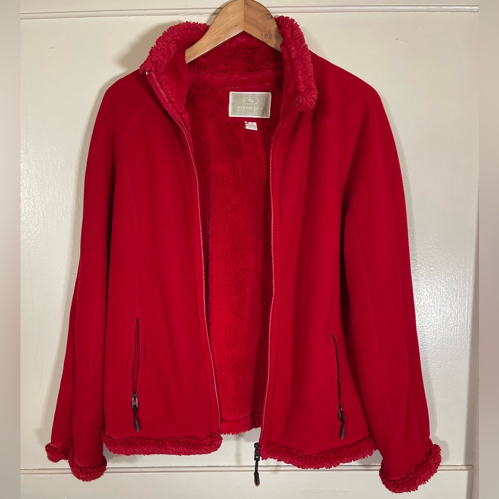 Green Tea Women's Full Zip Long Sleeve